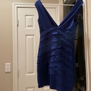 Royal Blue Forever 21 Bodycon Mini Dress